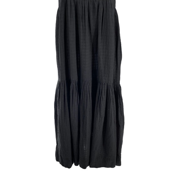 Mirth NEW Tuckernuck Exclusive Black Rio Cotton Handmade Maxi Dress Size S - Picture 6 of 12